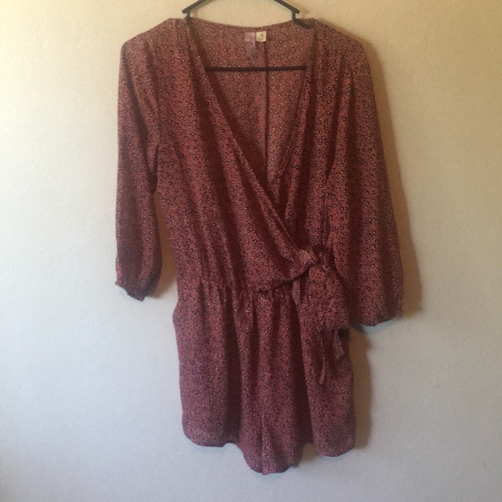 Romper flower print